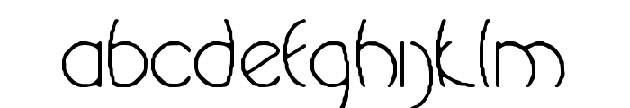 Ovial Font LOWERCASE