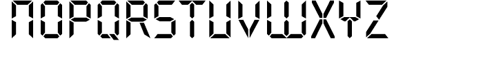 Overtime LCD Bold Font LOWERCASE