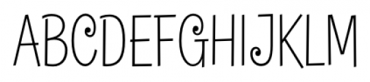 Ovoda Light Font UPPERCASE