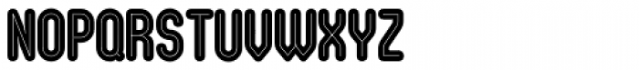 Oval Double Font UPPERCASE