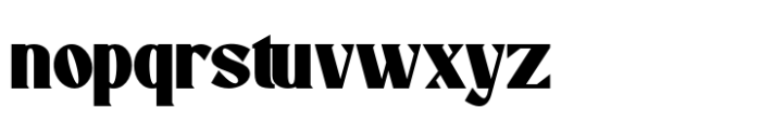 Ovane Regular Bold Font LOWERCASE