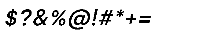 Ovelion Italic Font OTHER CHARS
