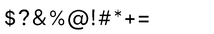 Ovelion Thin Font OTHER CHARS