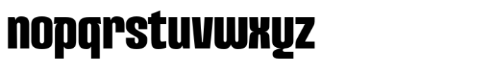 Over The Roof Regular Font LOWERCASE