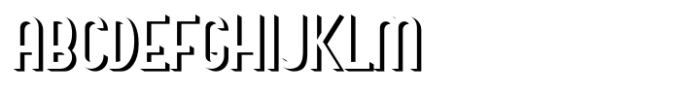 OverJoy Extrude Font UPPERCASE