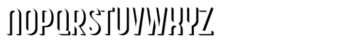 OverJoy Extrude Font UPPERCASE