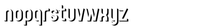 OverJoy Extrude Font LOWERCASE