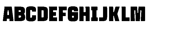 Overblox Extrablack Font UPPERCASE