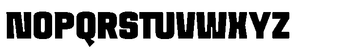 Overblox Extrablack Font UPPERCASE
