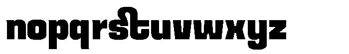 Overblox Extrablack Font LOWERCASE