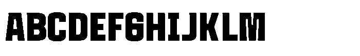 Overblox Extrabold Font UPPERCASE