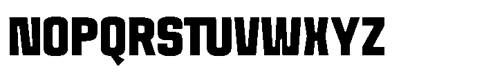 Overblox Extrabold Font UPPERCASE