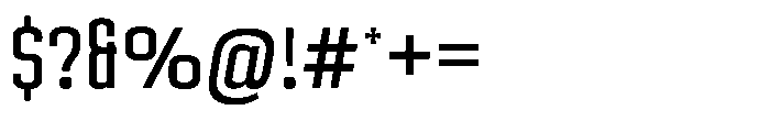 Overblox Extralight Font OTHER CHARS