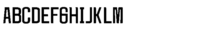 Overblox Extralight Font UPPERCASE