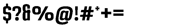 Overblox Medium Font OTHER CHARS