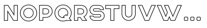 Overgrow Outline Font LOWERCASE