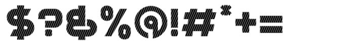 Overgrow Striped Font OTHER CHARS