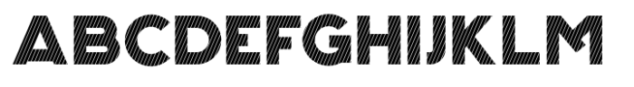 Overgrow Striped Font UPPERCASE