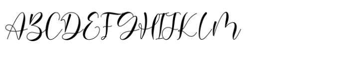 Overlia Font UPPERCASE