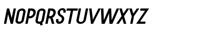 Overmature grotesk Bold Italic Font UPPERCASE