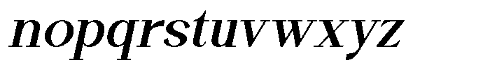 Overse Italic Font LOWERCASE