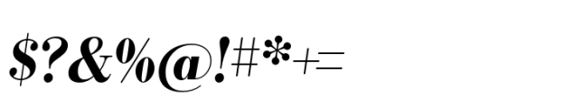 Overture Display Bold Adagio Font OTHER CHARS