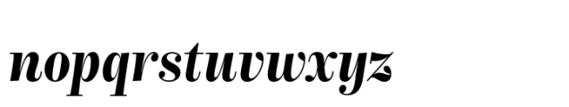 Overture Display Bold Adagio Font LOWERCASE