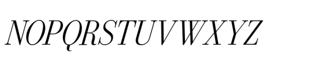 Overture Display Light Allegro Font UPPERCASE