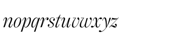 Overture Display Light Allegro Font LOWERCASE