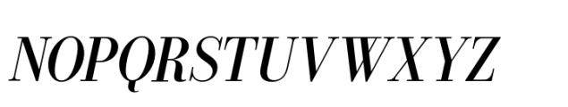 Overture Display Regular Andante Font UPPERCASE