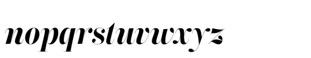 Overture Fine Bold Andante Font LOWERCASE