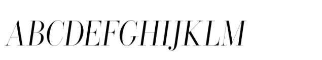 Overture Fine Light Adagio Font UPPERCASE