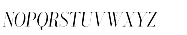 Overture Fine Light Adagio Font UPPERCASE