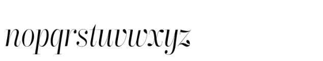 Overture Fine Light Adagio Font LOWERCASE