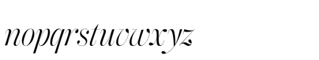 Overture Fine Light Allegro Font LOWERCASE