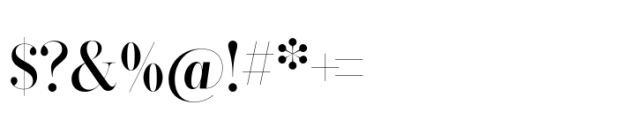 Overture Fine Regular Font OTHER CHARS