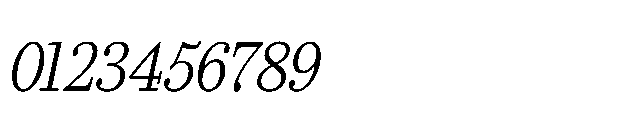 Overture Light Andante Font OTHER CHARS