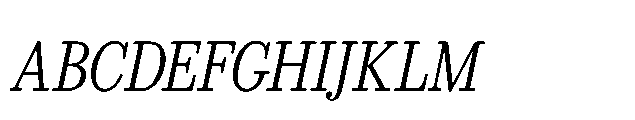 Overture Light Andante Font UPPERCASE