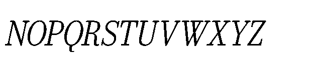 Overture Light Andante Font UPPERCASE