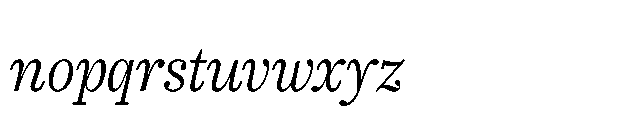 Overture Light Andante Font LOWERCASE