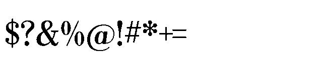 Overture Regular Font OTHER CHARS