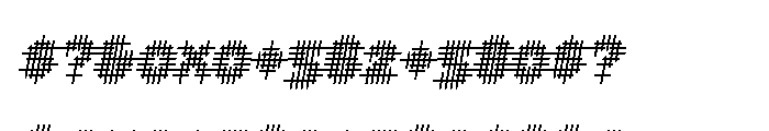 Overcross Semi Bold Oblique Font OTHER CHARS