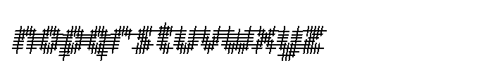 Overcross Semi Bold Oblique Font LOWERCASE