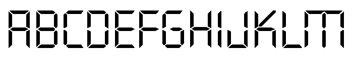 Overtime LCD Light FONT