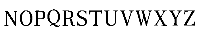 Owen Regular Font LOWERCASE