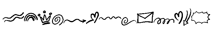 OwnJumpsHummelsExtras-Regular Font LOWERCASE