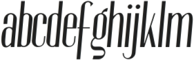 OWLKING Semi Light Italic otf (300) Font LOWERCASE