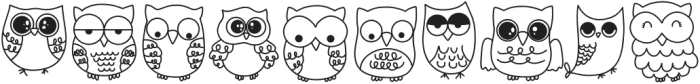 Owl Regular otf (400) Font OTHER CHARS