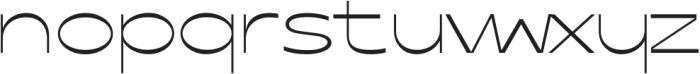Owy Thin otf (100) Font LOWERCASE
