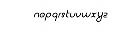 Owl Round Italic.otf Font LOWERCASE